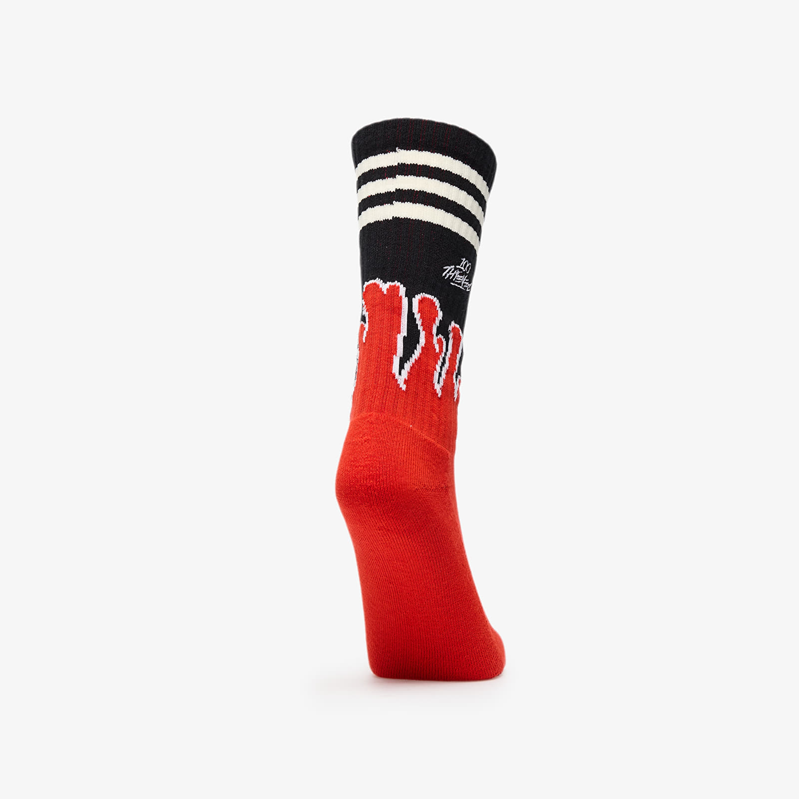 Men's socks adidas x 100 Thieves Socks 2-Pack Crew White/ Red