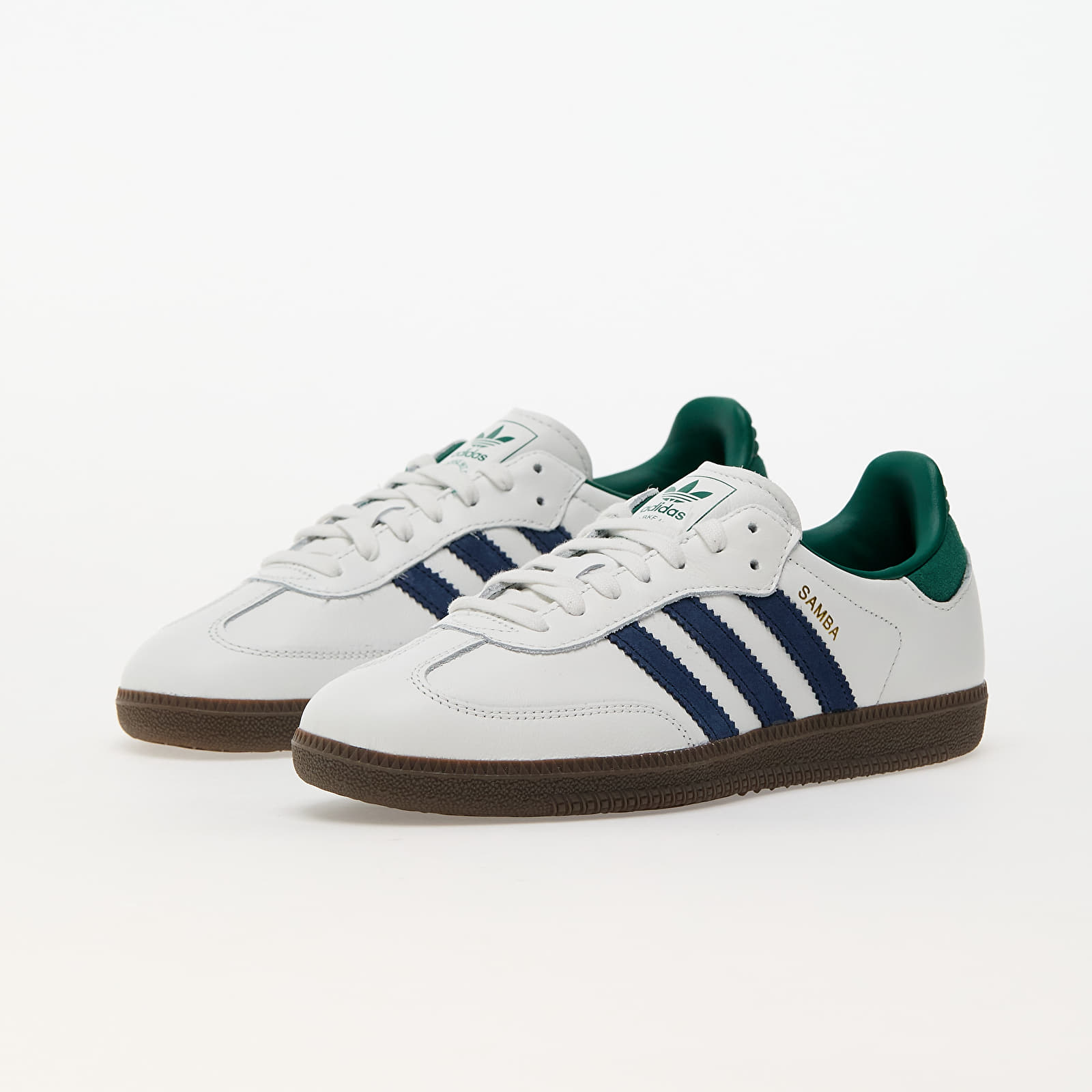 Pánské tenisky a boty adidas Samba Og Black White/ Collegiate Green/ Active Green