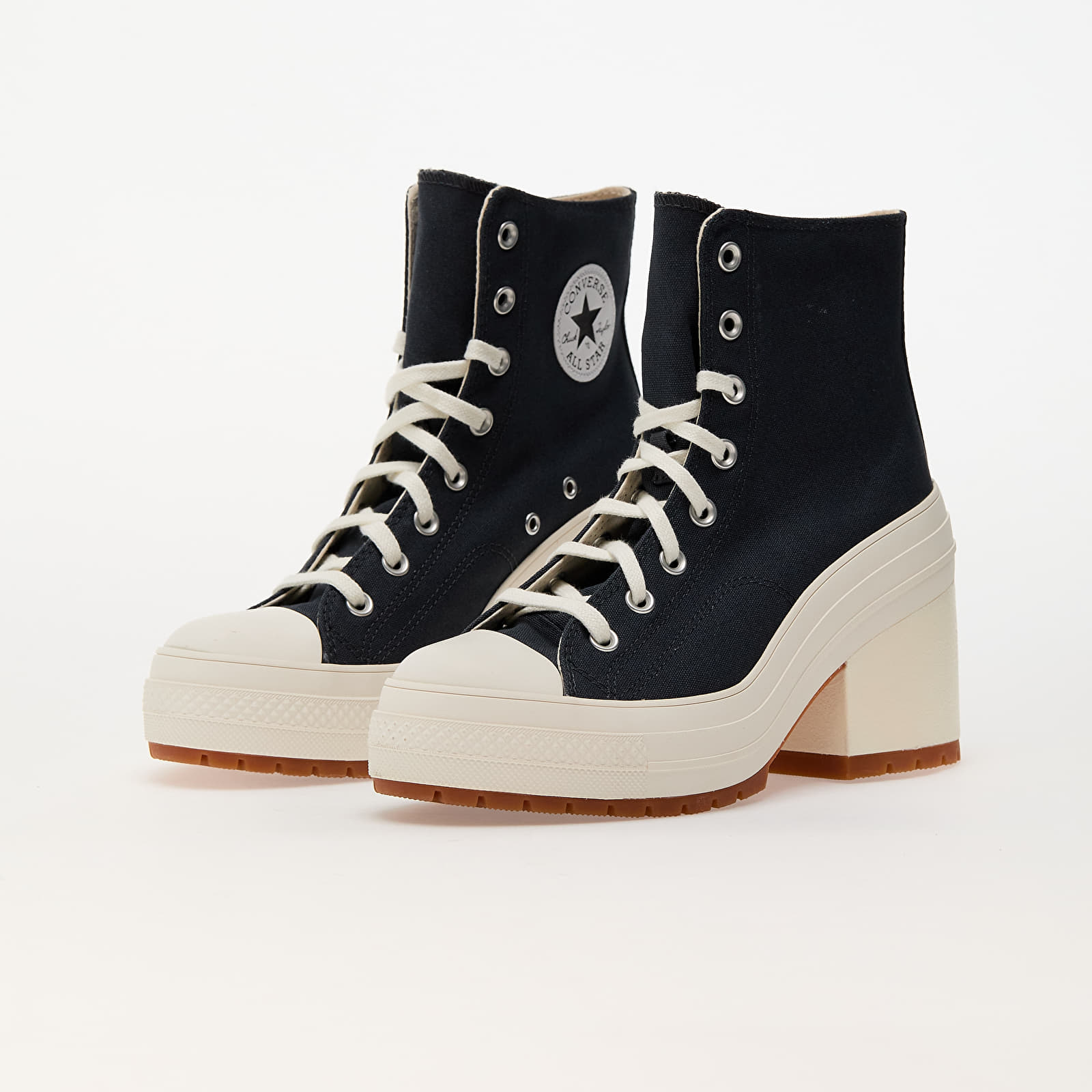 Męskie trampki i buty Converse Chuck 70 De Luxe Heel Platform Shadow Woods/ Egret/ Black