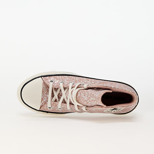 Women s sneakers and shoes Converse Chuck Taylor All Star Lift Platform Glitter Dusty Cinder Egret Black Queens