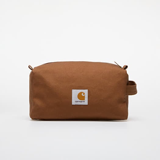 Carhartt WIP Canvas Washbag Hamilton Brown