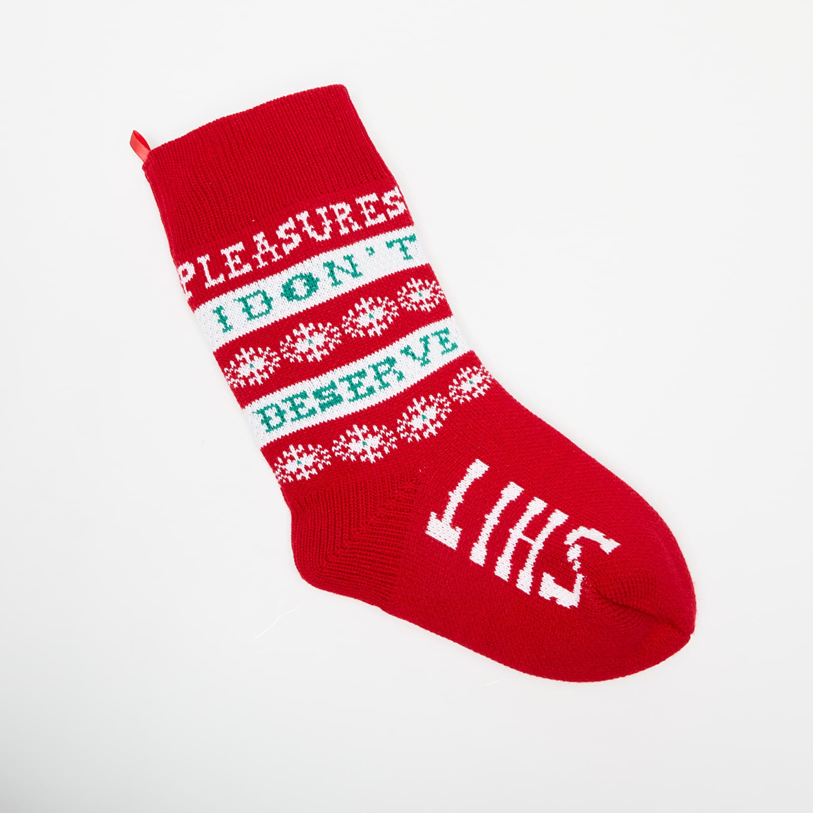 PLEASURES Naughty Holiday Stocking Red - 1 | YEO