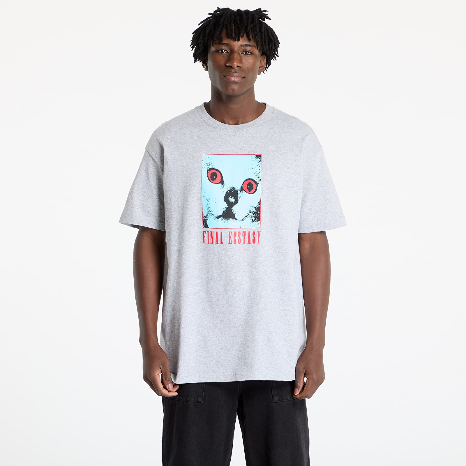 Men's T-shirts PLEASURES Final T-Shirt Ash Grey