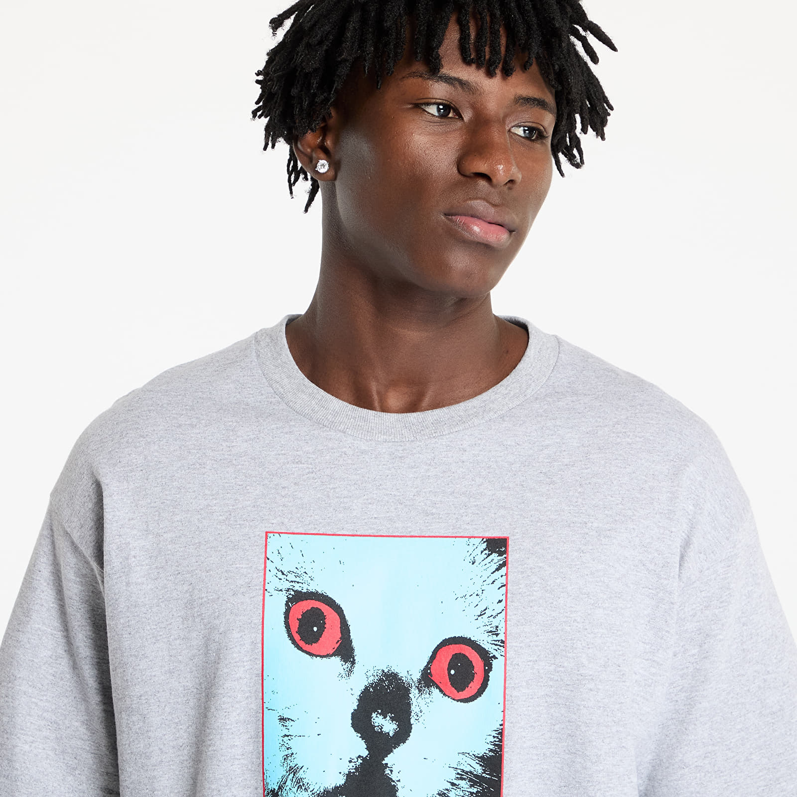 Men's T-shirts PLEASURES Final T-Shirt Ash Grey