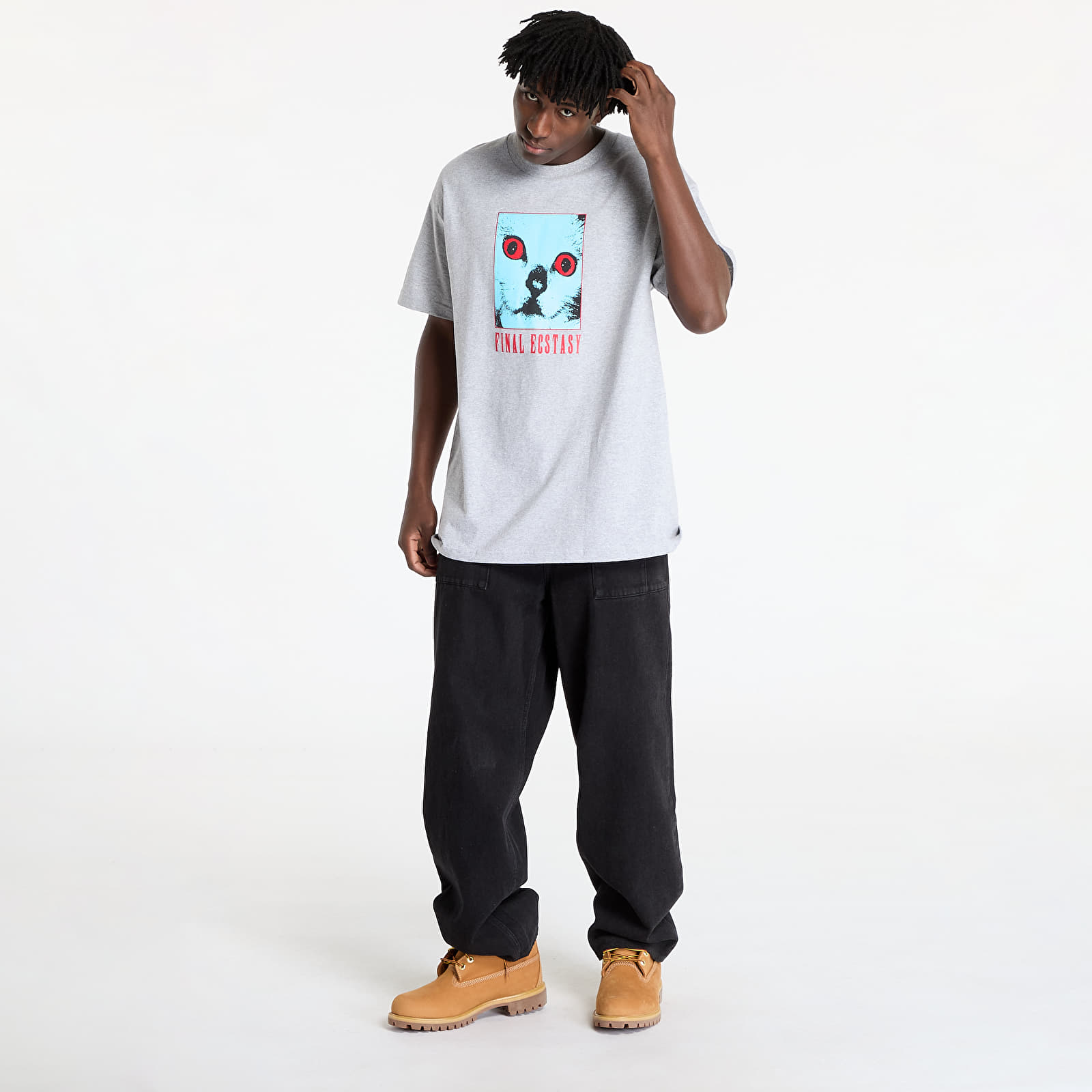 Men's T-shirts PLEASURES Final T-Shirt Ash Grey