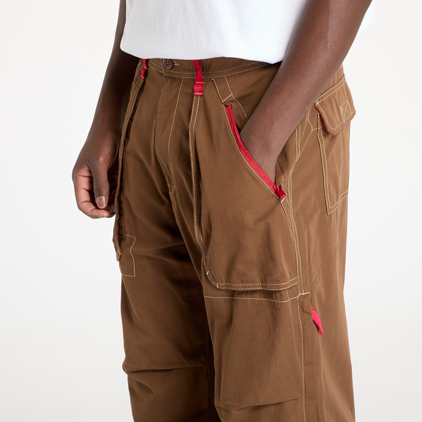 Men's trousers PLEASURES Public Utility Pants Brown