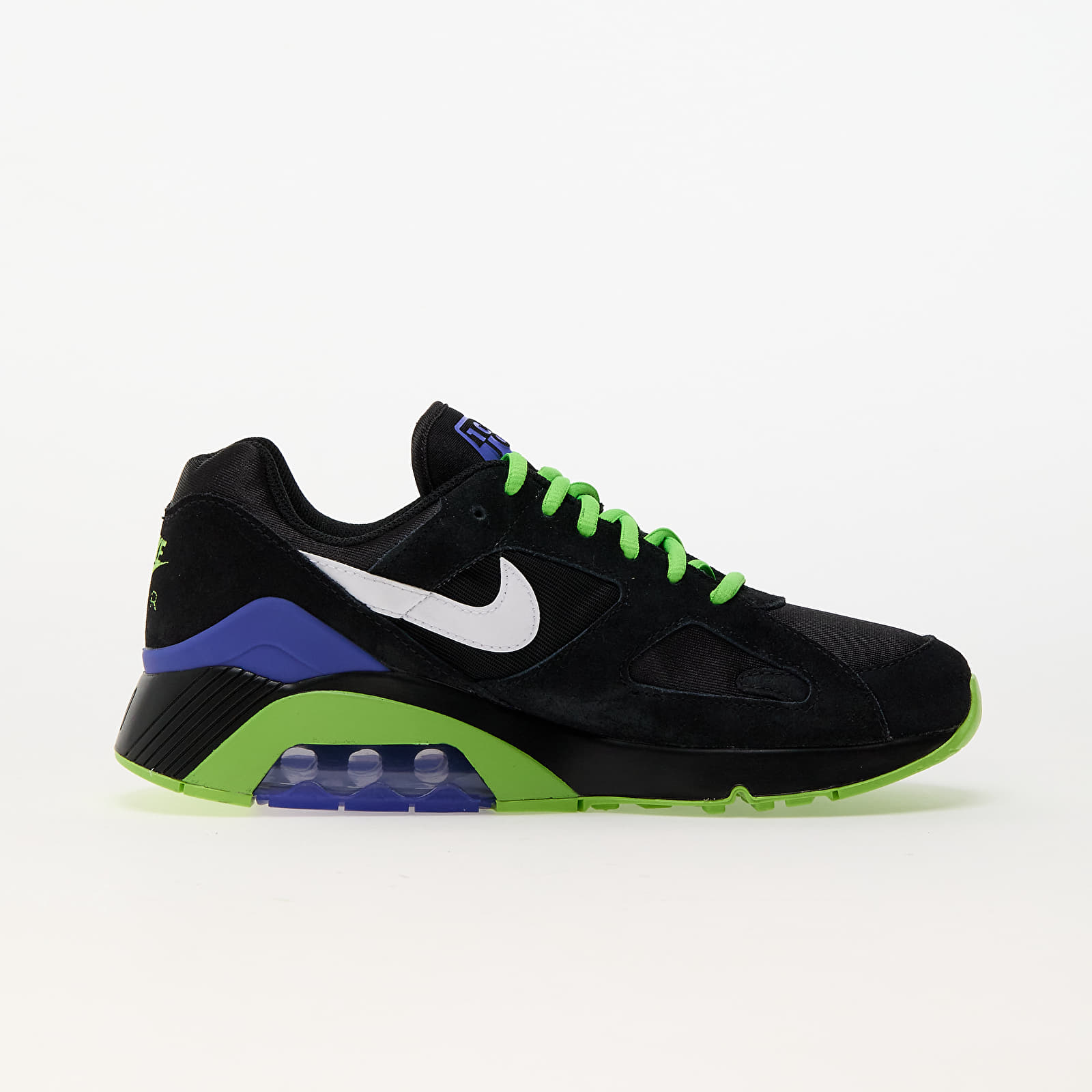 Meeste tossud ja kingad Nike Air 180 Black/ White-Action Green-Persian Violet