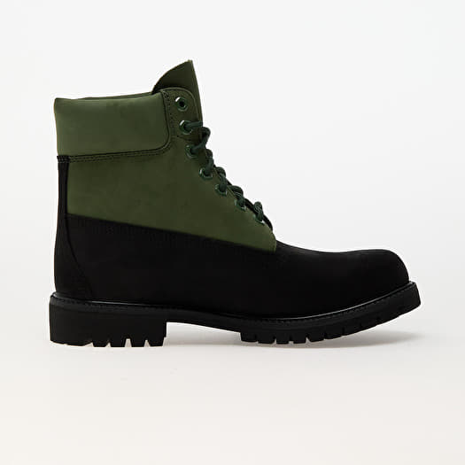 Timberland 6 Inch Lace Up Waterproof Boot Black Nubuck/ Dark  display picture 2