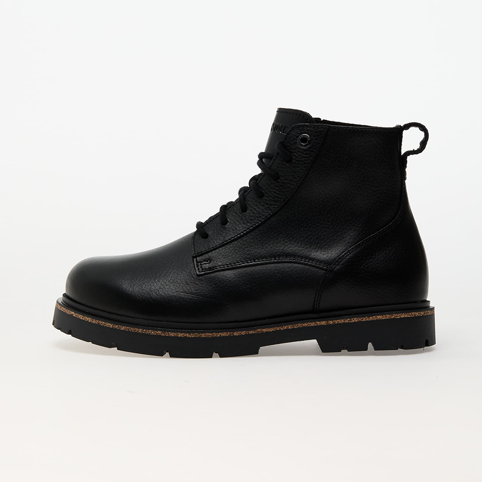 Men's sneakers and shoes Birkenstock Highwood Lace Mid Men Natural Leather Black