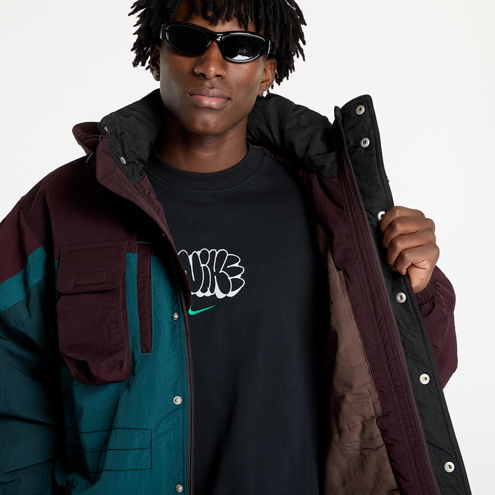PLEASURES Μπουφάν PLEASURES Revolution Outdoor Jacket Brown M - 4