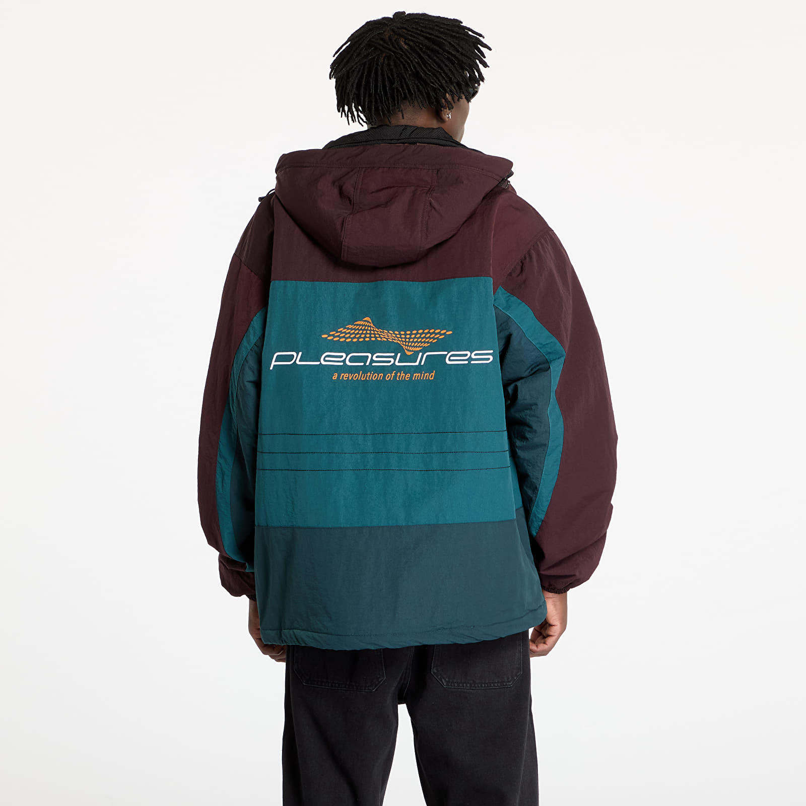 Men's jackets PLEASURES Revolution Outdoor Jacket Brown