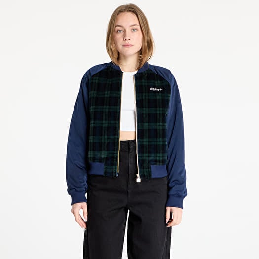 adidas Tartan Jacket Night Indigo/ Black/ Green