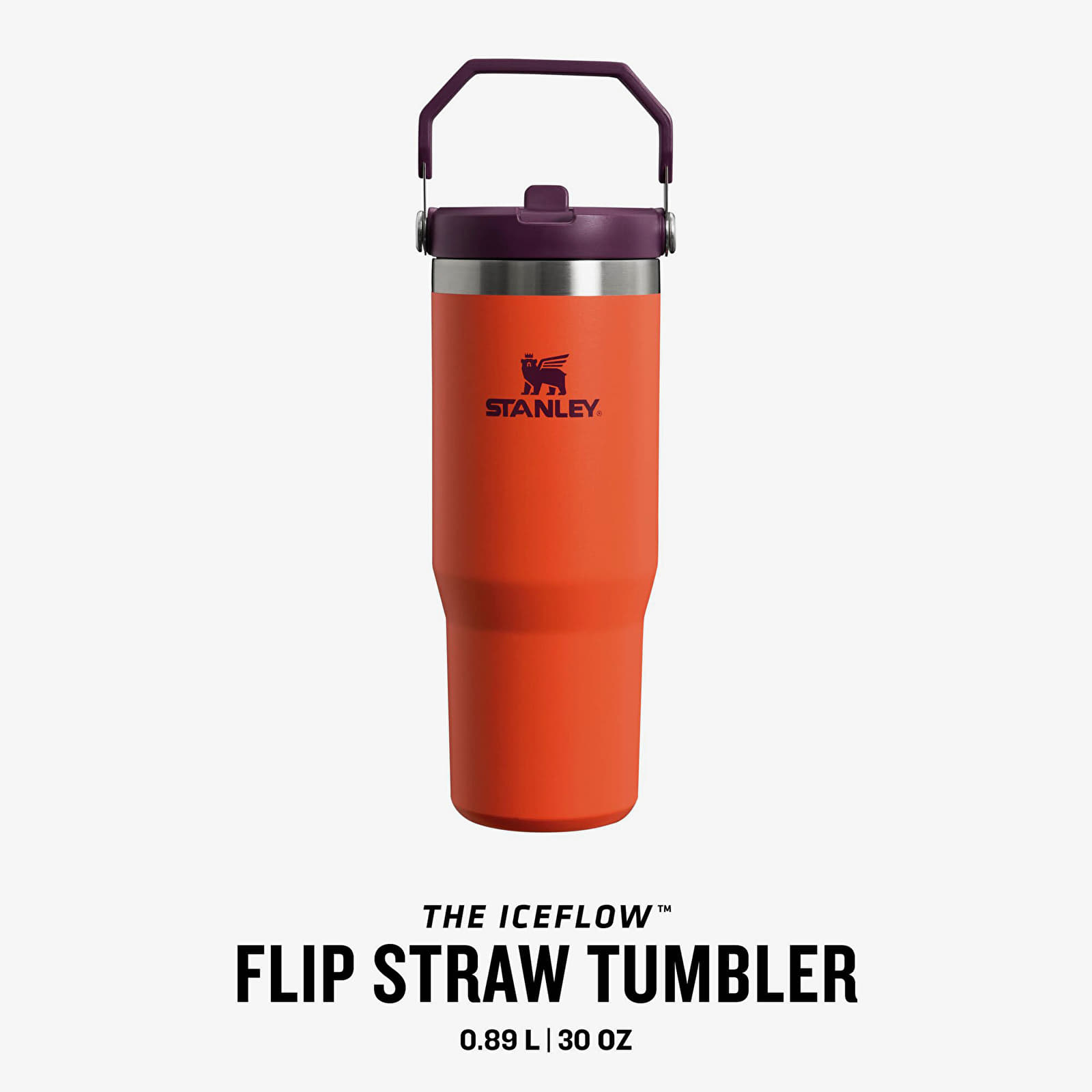 Other accessories STANLEY The IceFlow™ Flip Straw Tumbler 890 ml Tigerlily Plum