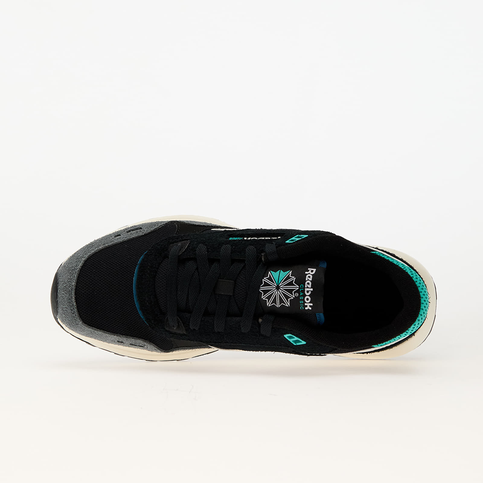 Sneakers och skor för män Reebok Classic Leather 2400 Black/ Escape Blue/ Vintage Chalk