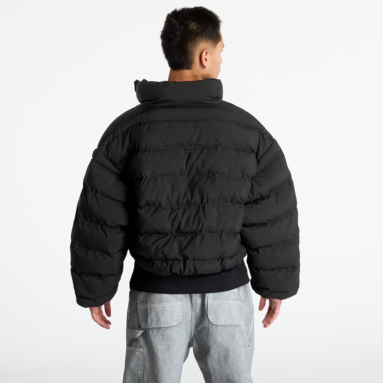 Jacken für Frauen Daily Paper Relaxed Short Puffer Jacket Black