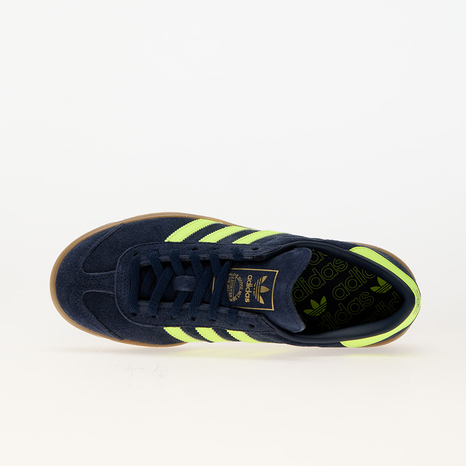 Adidas jeans navy solar yellow shop