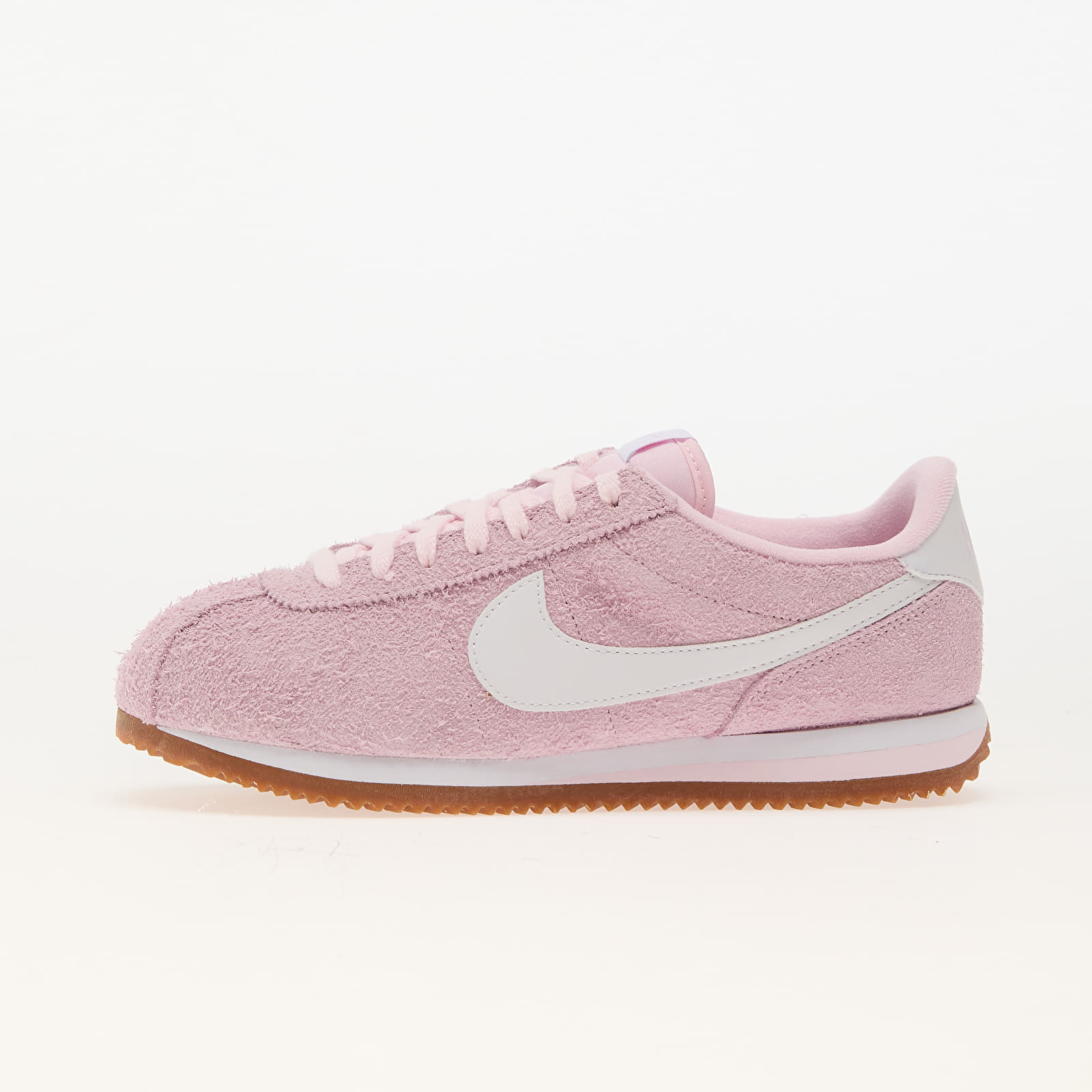 Women's sneakers and shoes Nike W Cortez Vintage Suede Pink Foam / White-Gum Med Brown