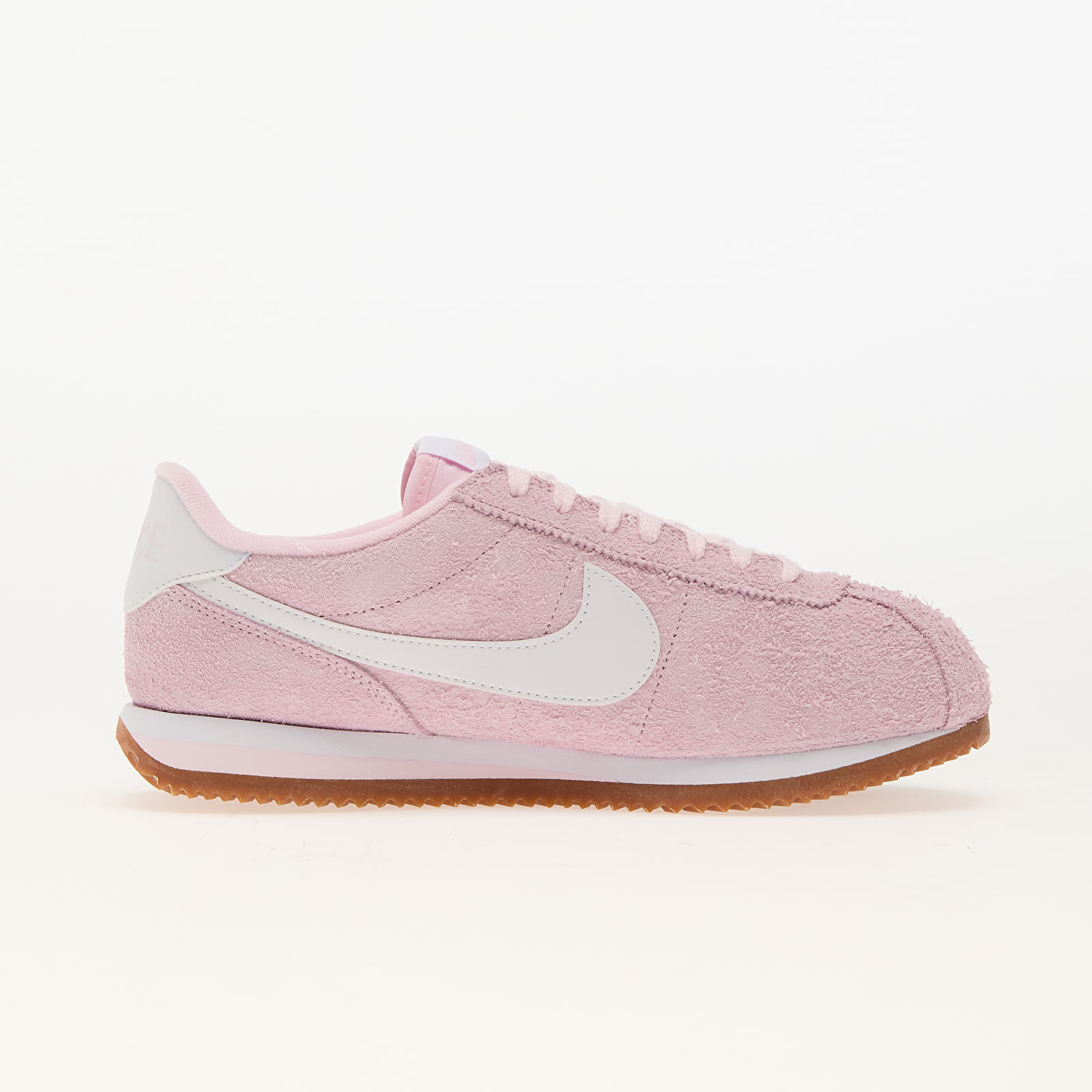 Women's sneakers and shoes Nike W Cortez Vintage Suede Pink Foam / White-Gum Med Brown