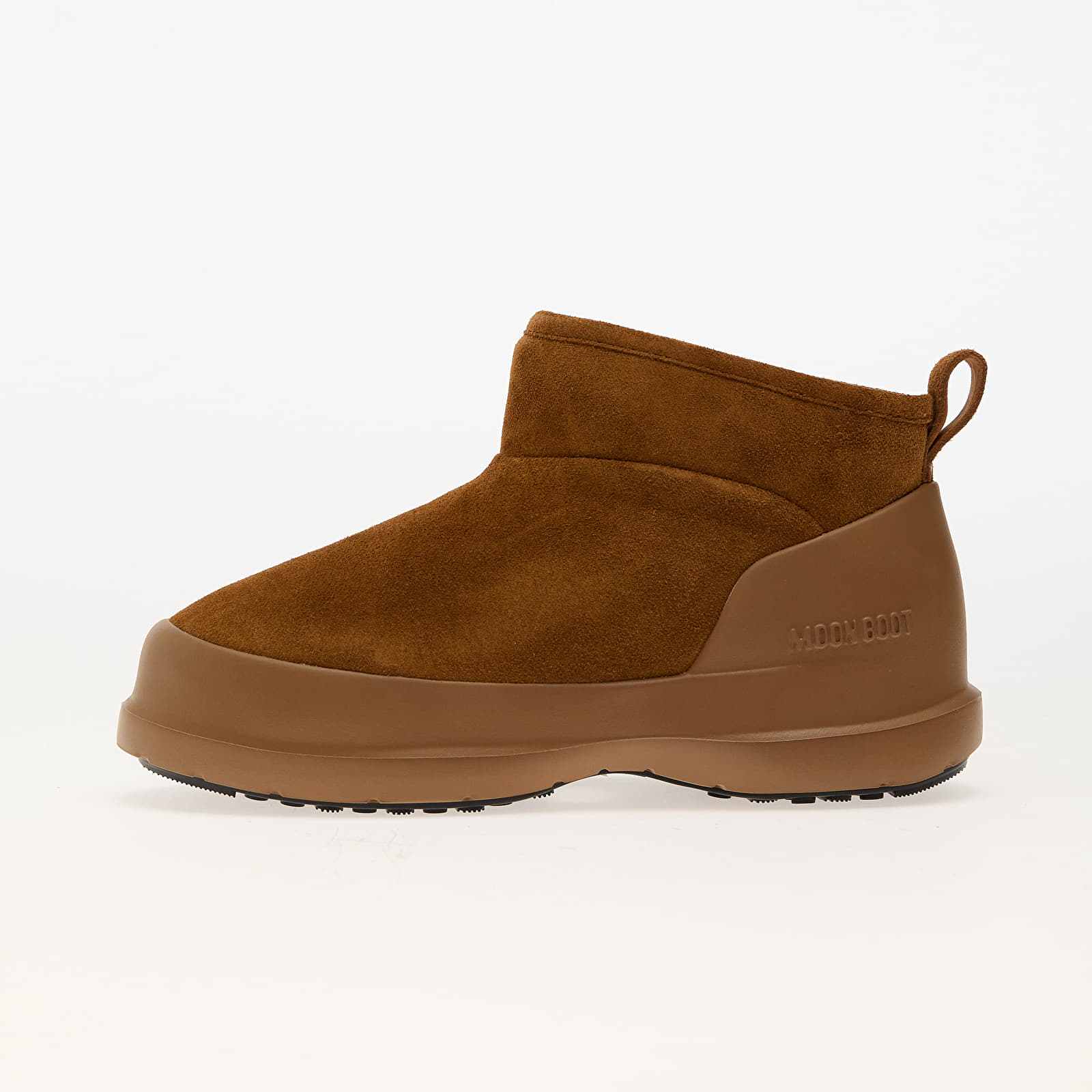 Turnschuhe und Schuhe für Männer Moon Boot Luna Low Boot Suede Cognac
