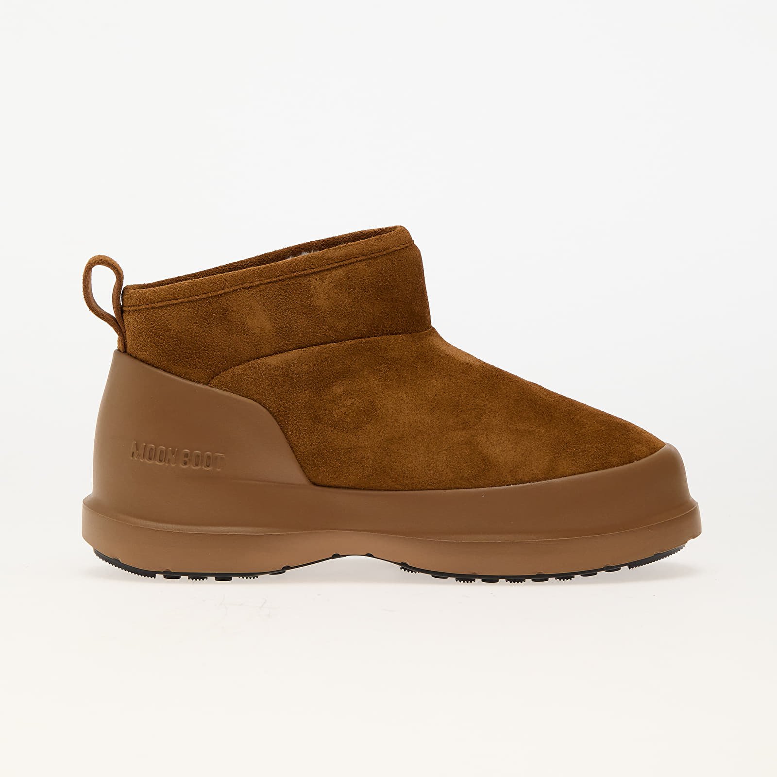 Turnschuhe und Schuhe für Männer Moon Boot Luna Low Boot Suede Cognac