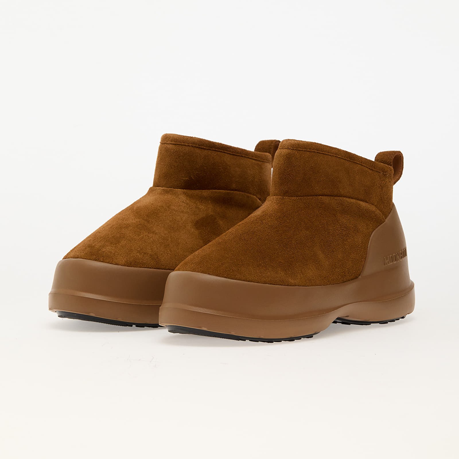 Turnschuhe und Schuhe für Männer Moon Boot Luna Low Boot Suede Cognac