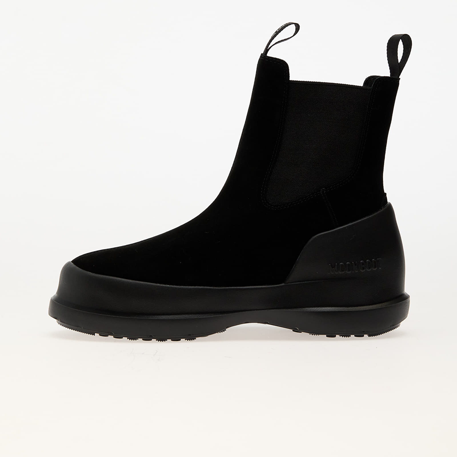 Baskets et chaussures pour femmes Moon Boot Luna Chelsea Suede Black