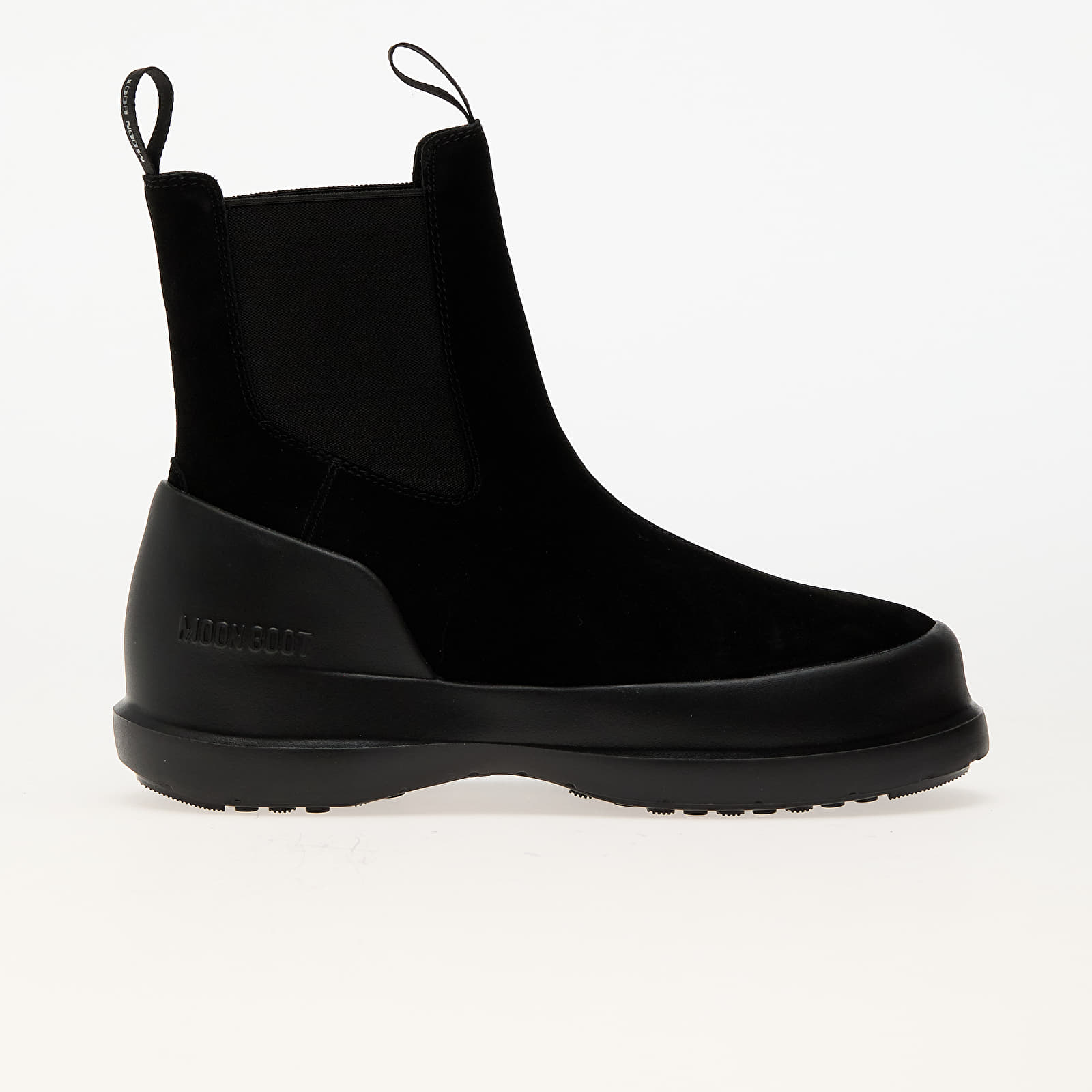 Baskets et chaussures pour femmes Moon Boot Luna Chelsea Suede Black