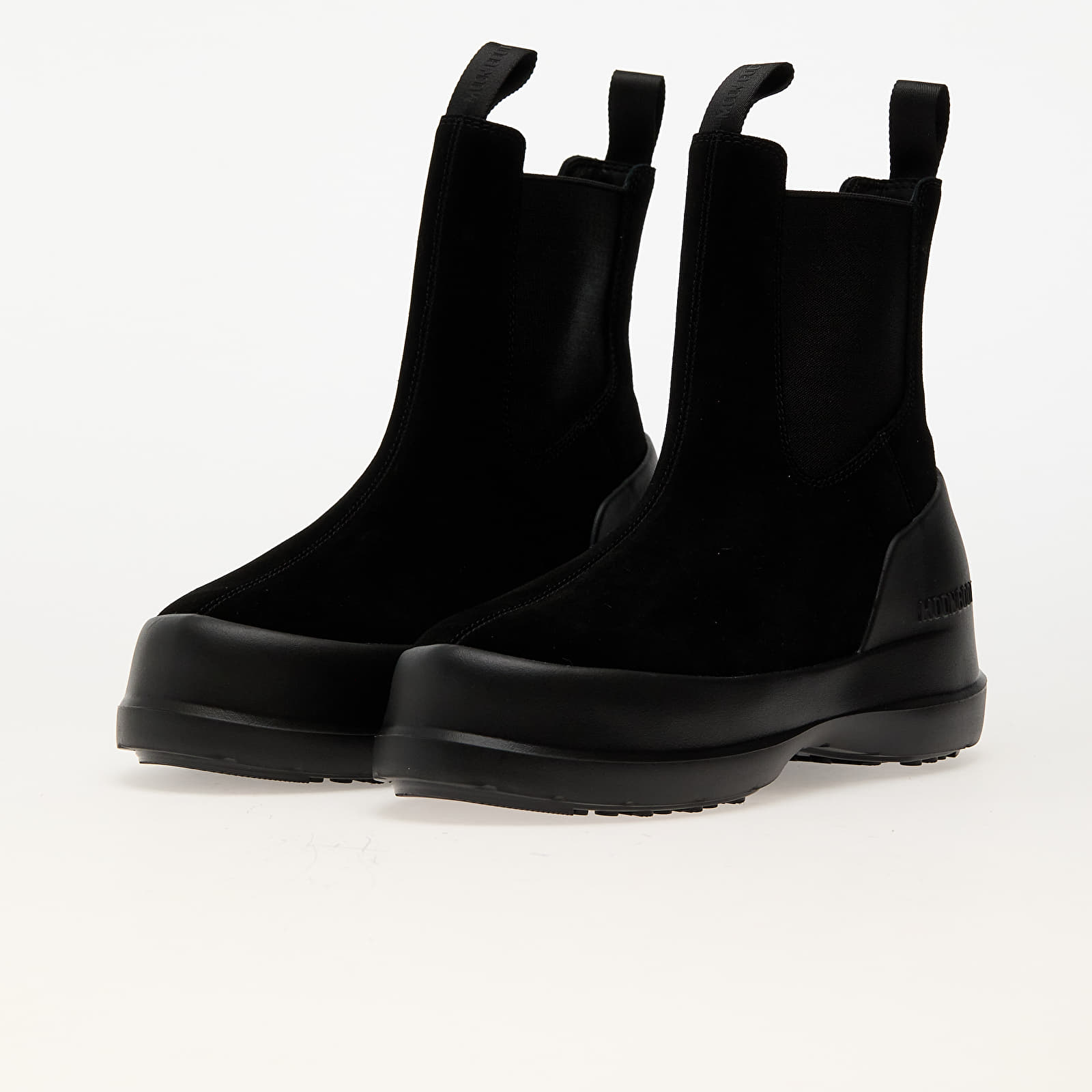 Baskets et chaussures pour femmes Moon Boot Luna Chelsea Suede Black
