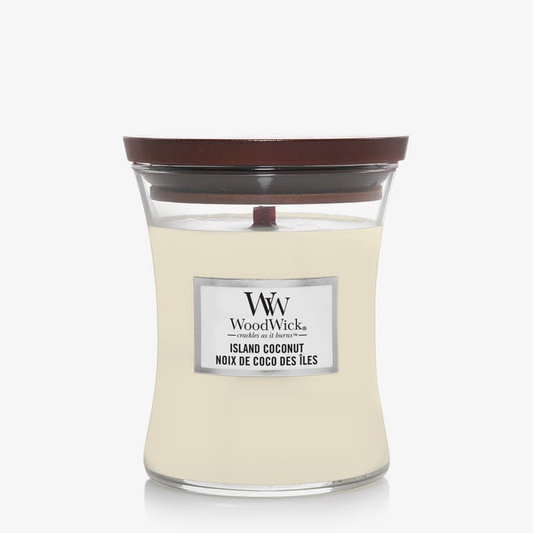 WoodWick Medium Hourglass Candle - Island Coconut Universal akciós termékkép 1