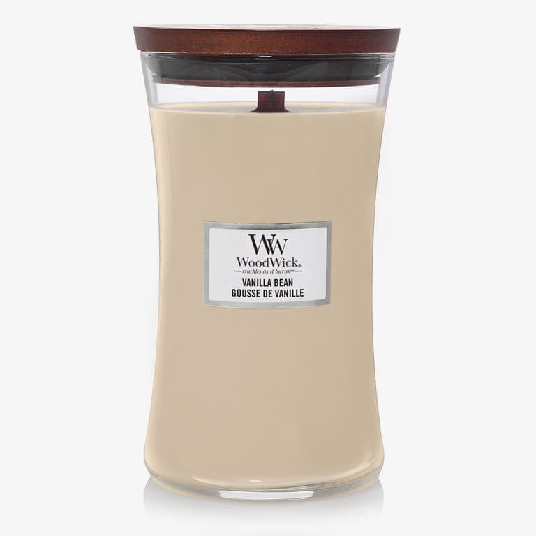 WoodWick Large Hourglass Candle - Vanilla Bean