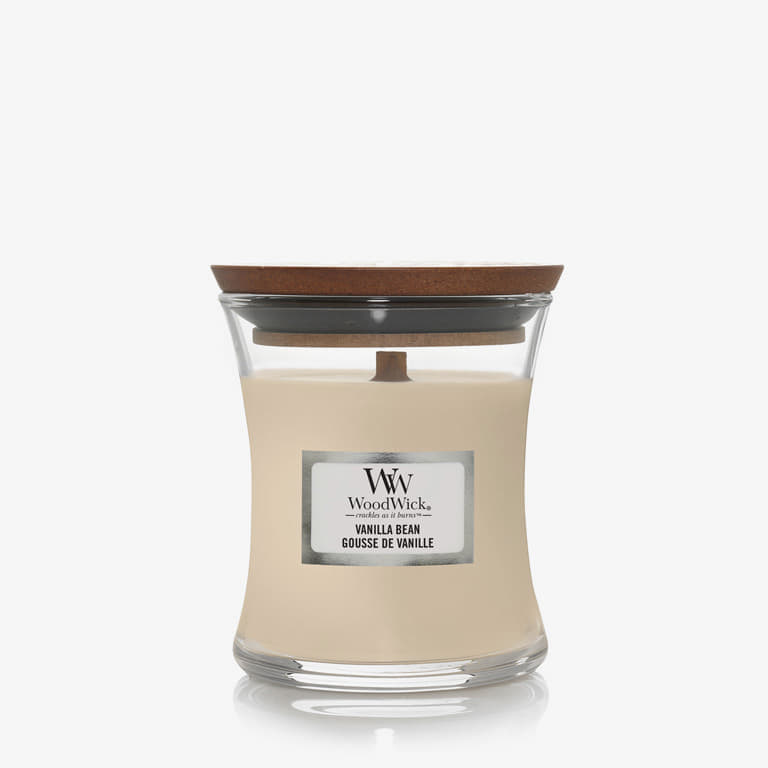 WoodWick Small Hourglass Candle - Vanilla Bean