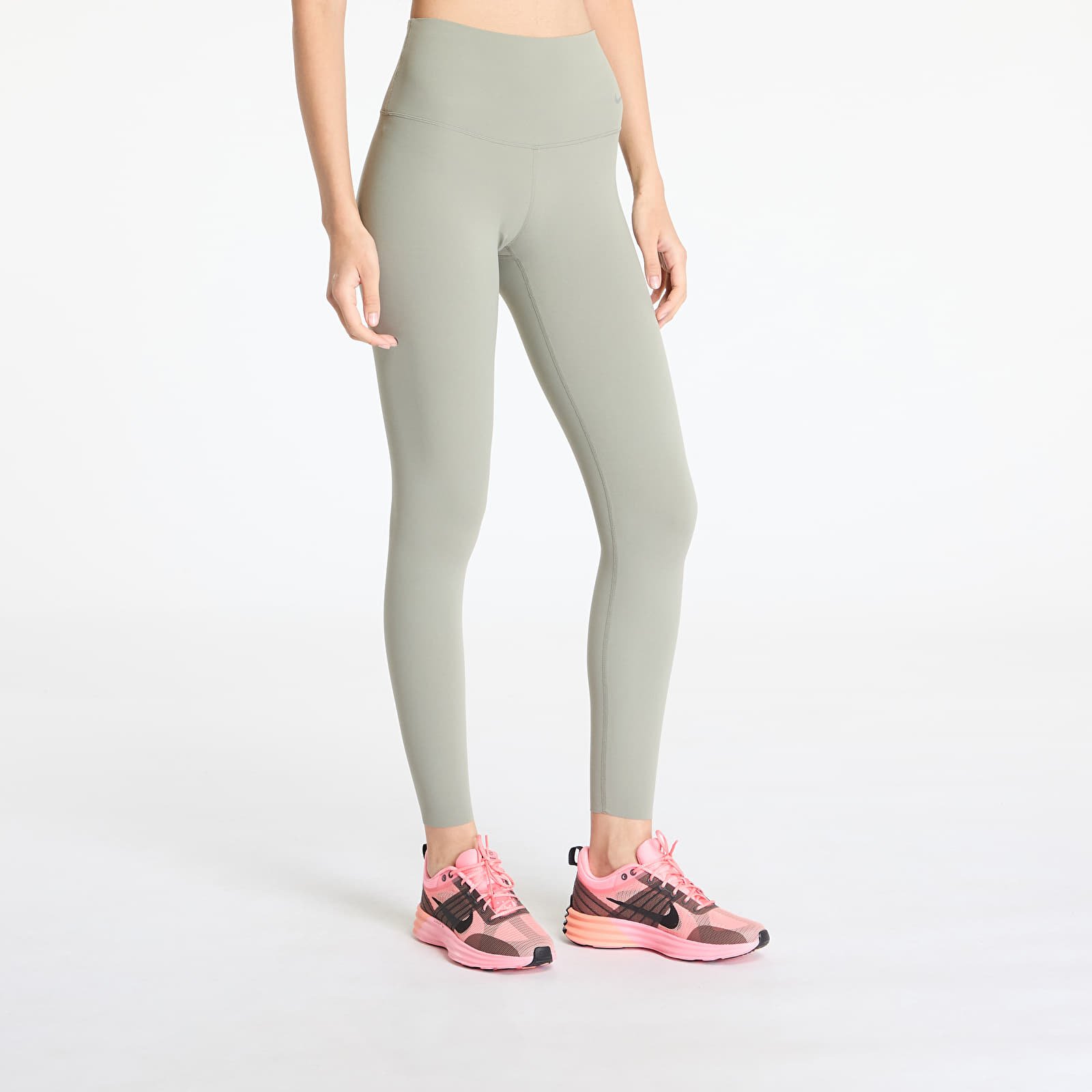 Naiste säärised Nike Zenvy Women's Gentle-Support High-Waisted Full-Length Leggings Light Army/ Black