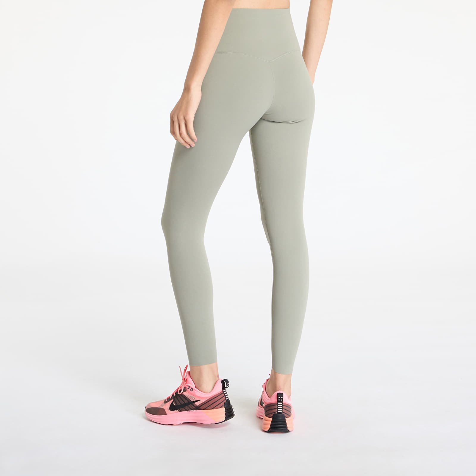 Naiste säärised Nike Zenvy Women's Gentle-Support High-Waisted Full-Length Leggings Light Army/ Black