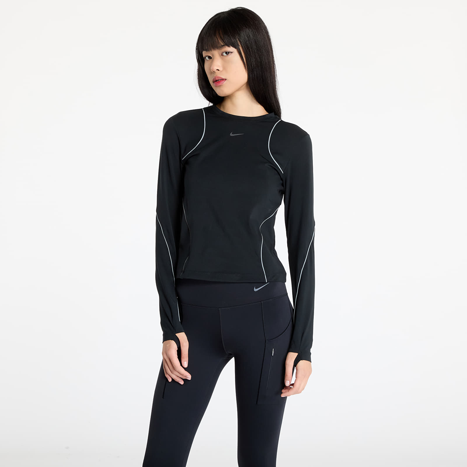 Women's T-shirts Nike Running Division Women's Long-Sleeve Running Top Black