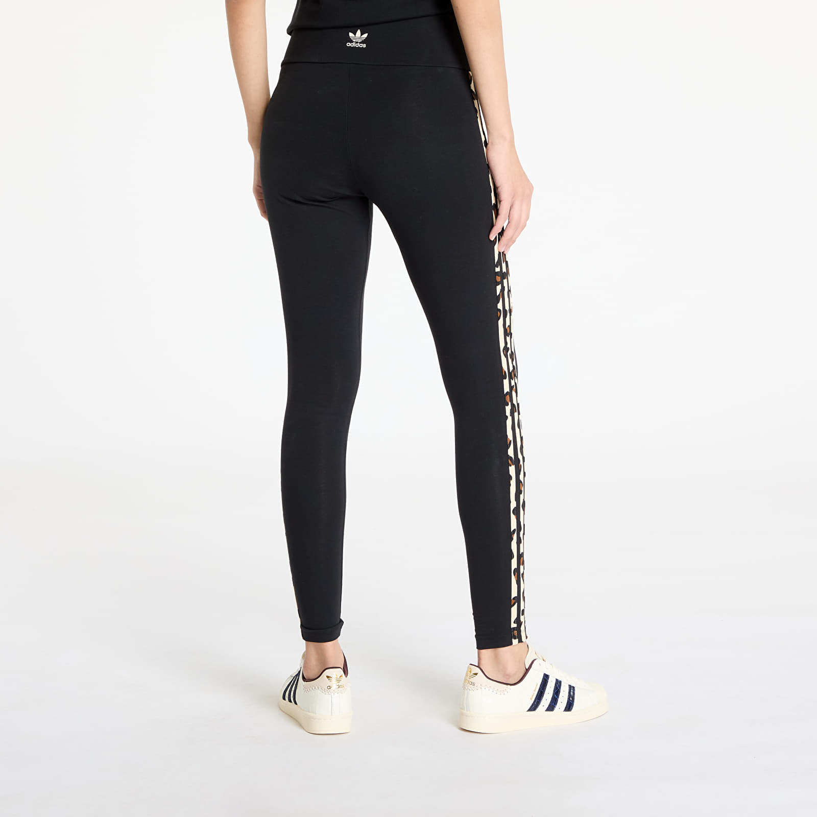 Adidas tape leggings black cheap