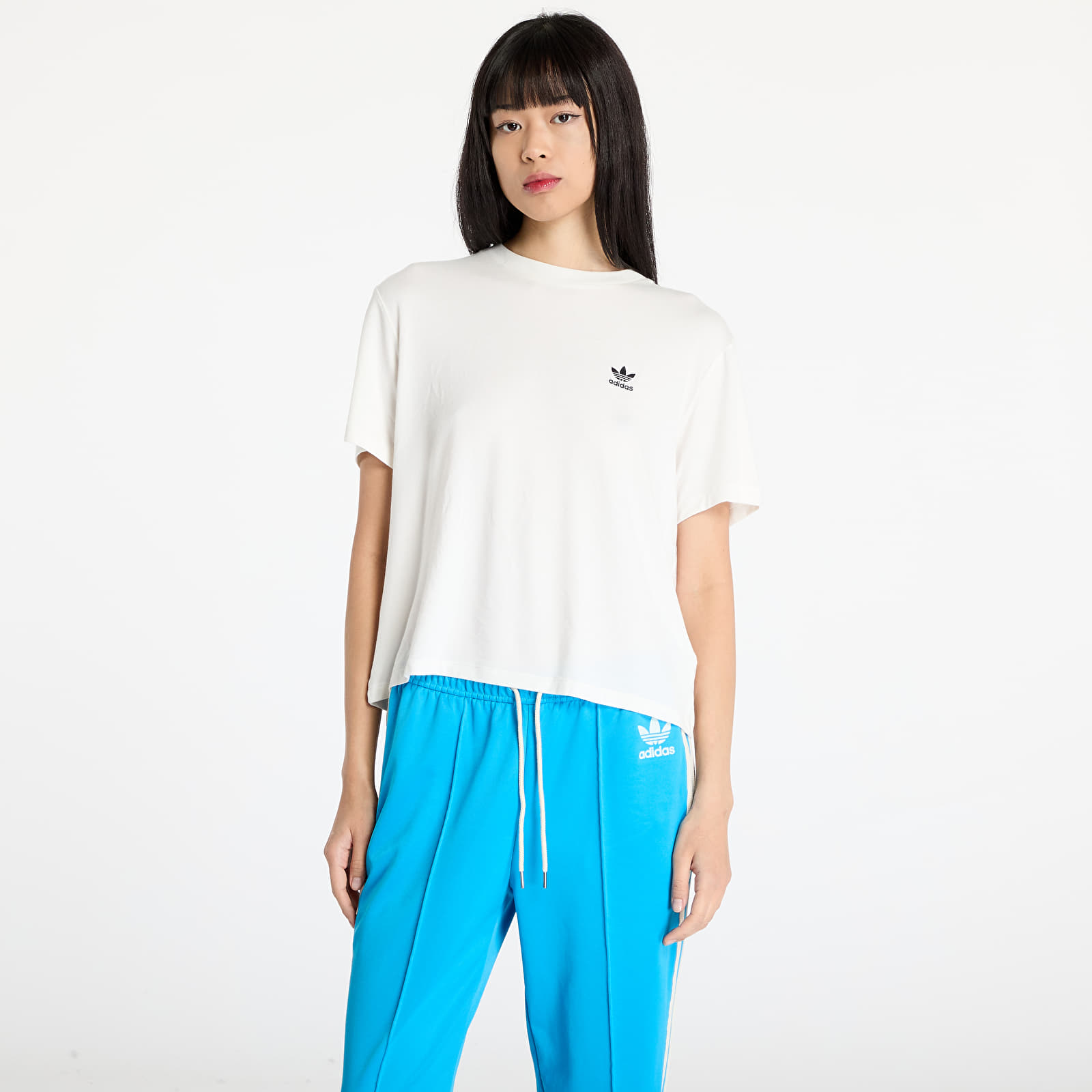 Women's T-shirts adidas Trefoil T-Shirt Leopard Wonder White