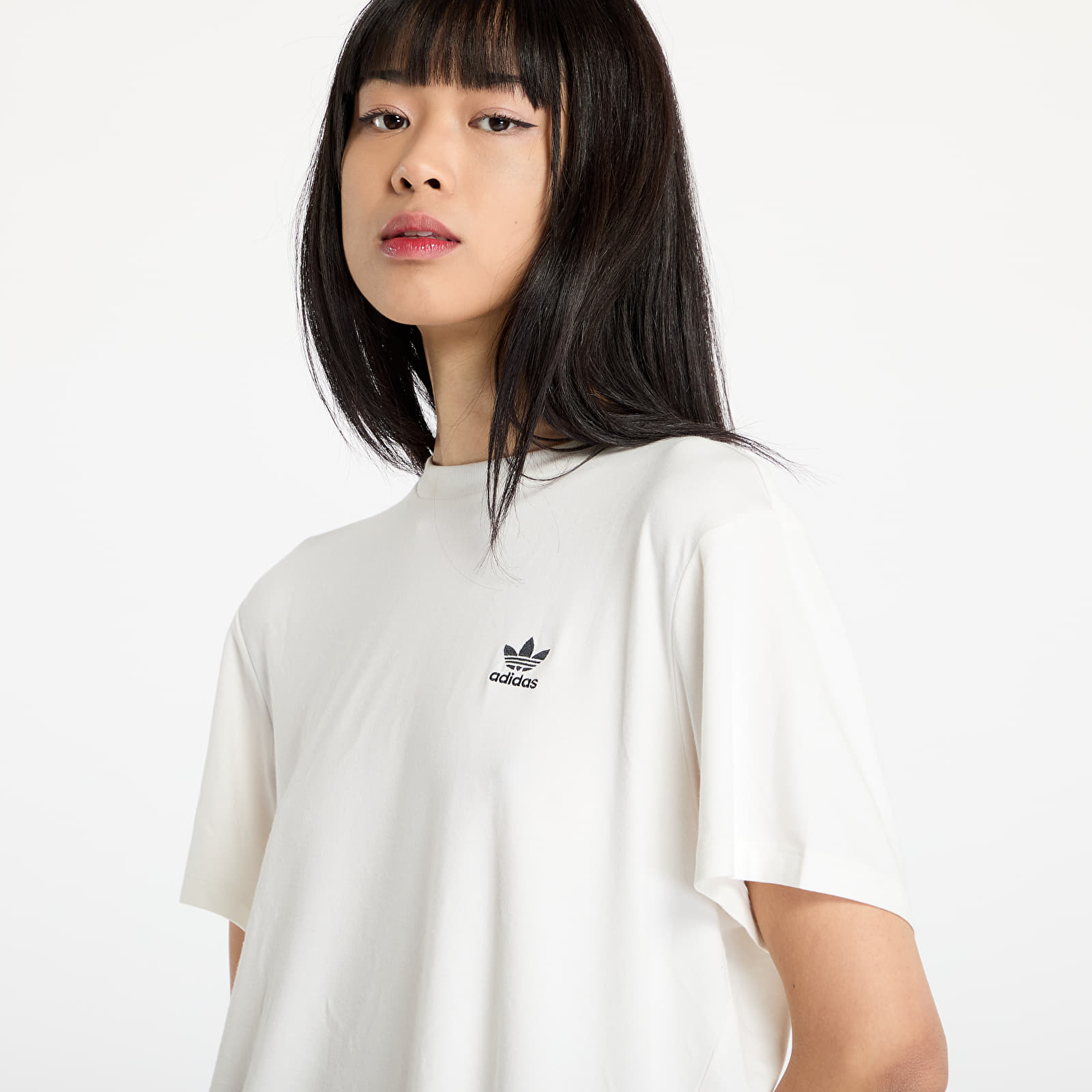 Women's T-shirts adidas Trefoil T-Shirt Leopard Wonder White