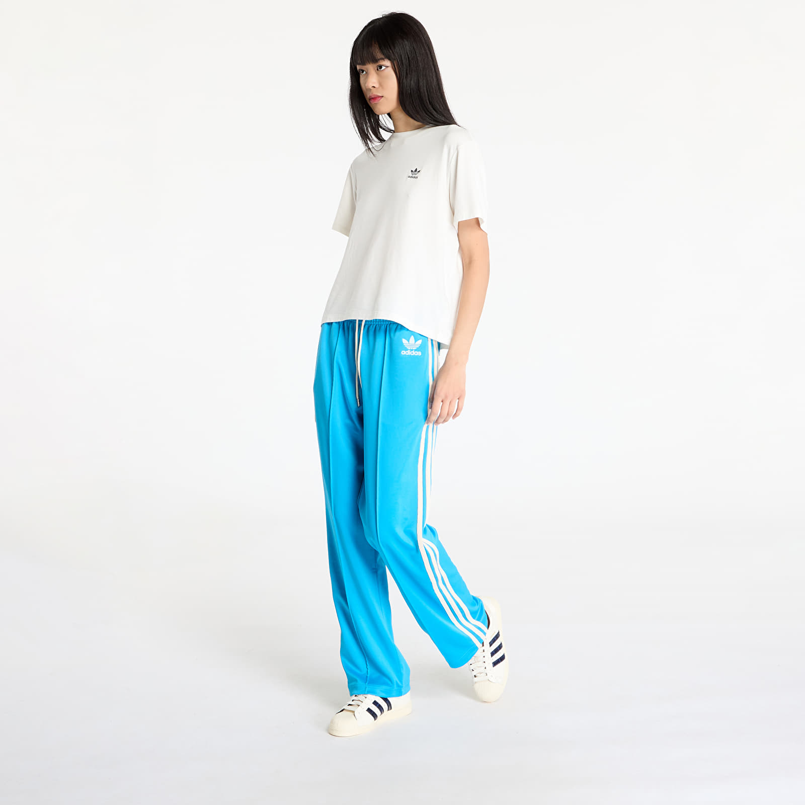 Women's T-shirts adidas Trefoil T-Shirt Leopard Wonder White