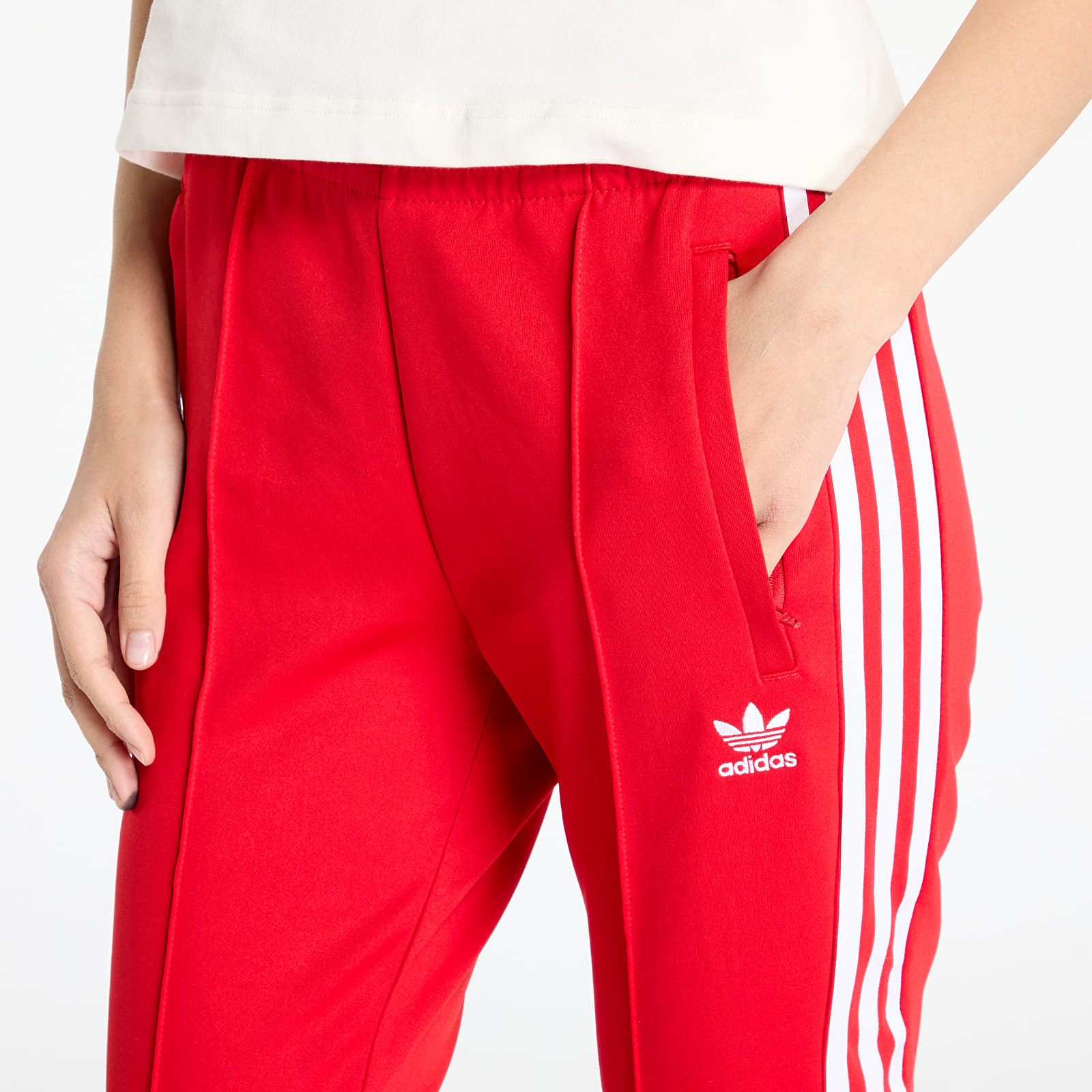 Hlače adidas Adicolor SST Track Tracksuit Pant Better Scarlet