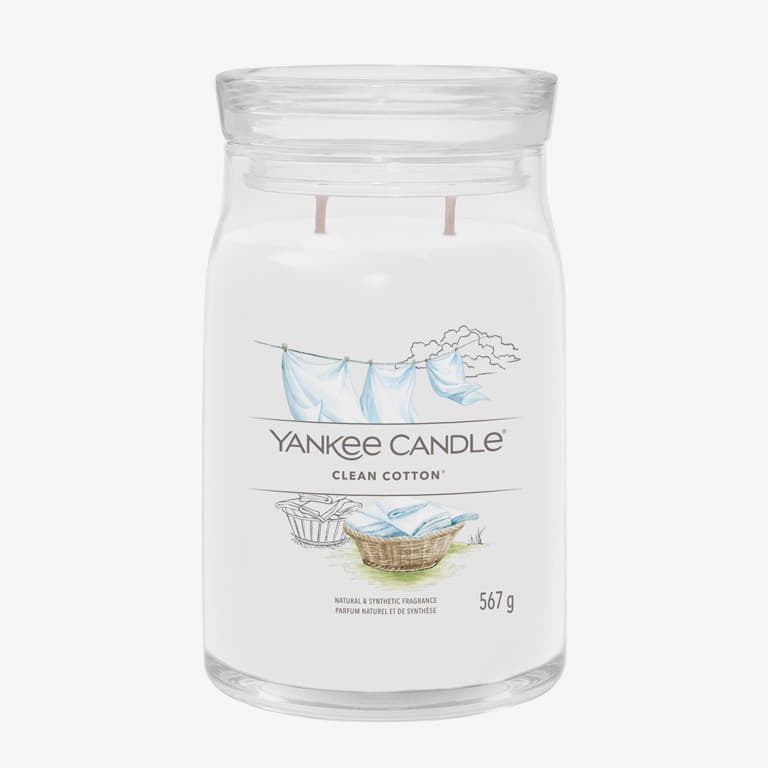 Other accessories Yankee Candle Signature Large Jar 2 Wicks - Clean Cotton