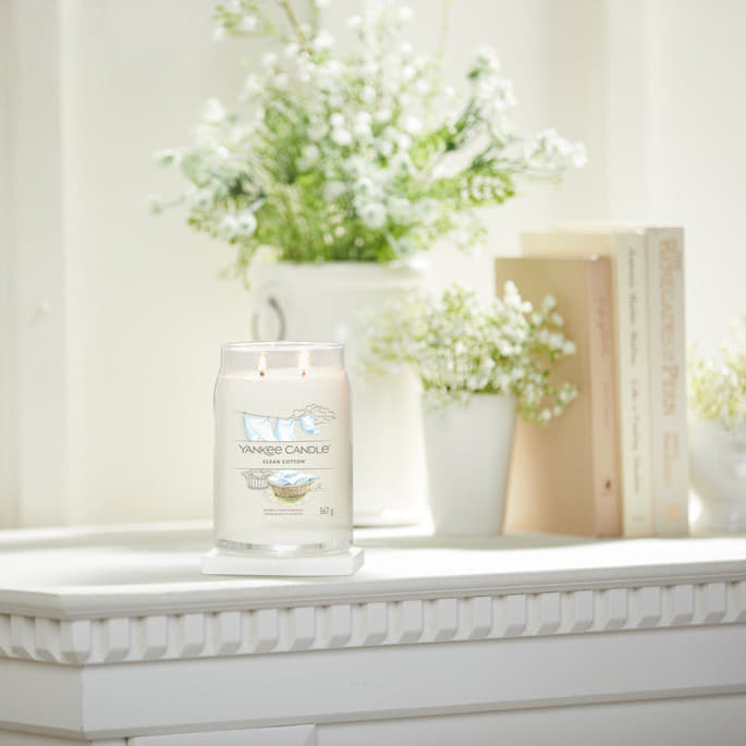 Other accessories Yankee Candle Signature Large Jar 2 Wicks - Clean Cotton
