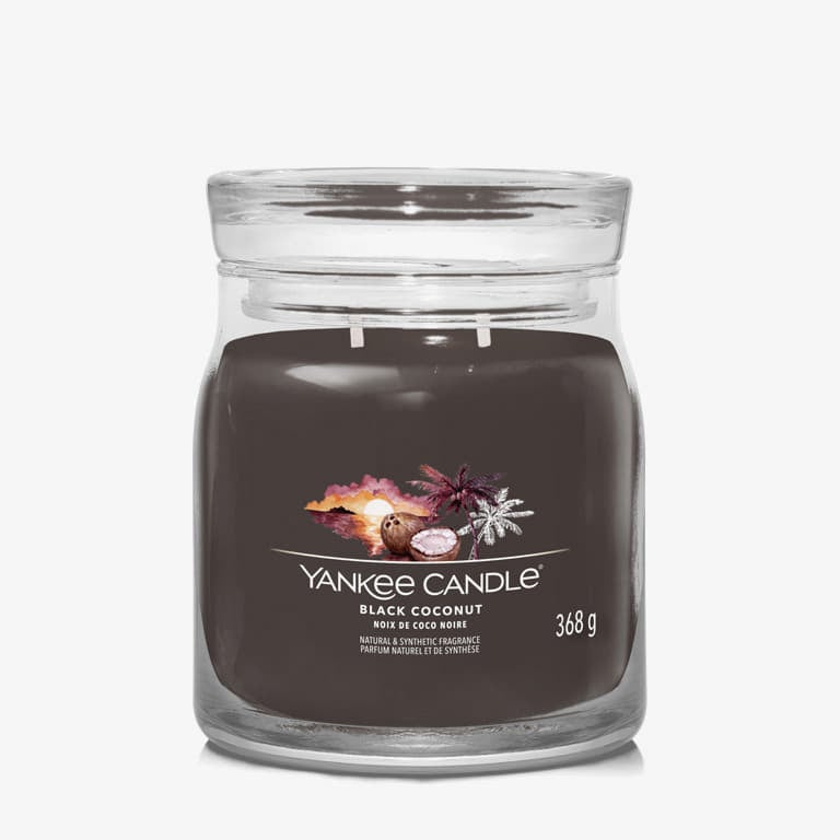 Muud aksessuaarid Yankee Candle Signature Medium Jar 2 Wicks - Black Coconut