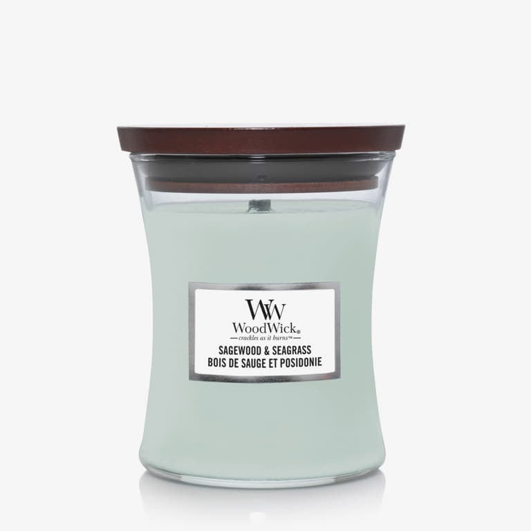 Ostali dodaci WoodWick Medium Hourglass Candle - Sagewood & Seagrass