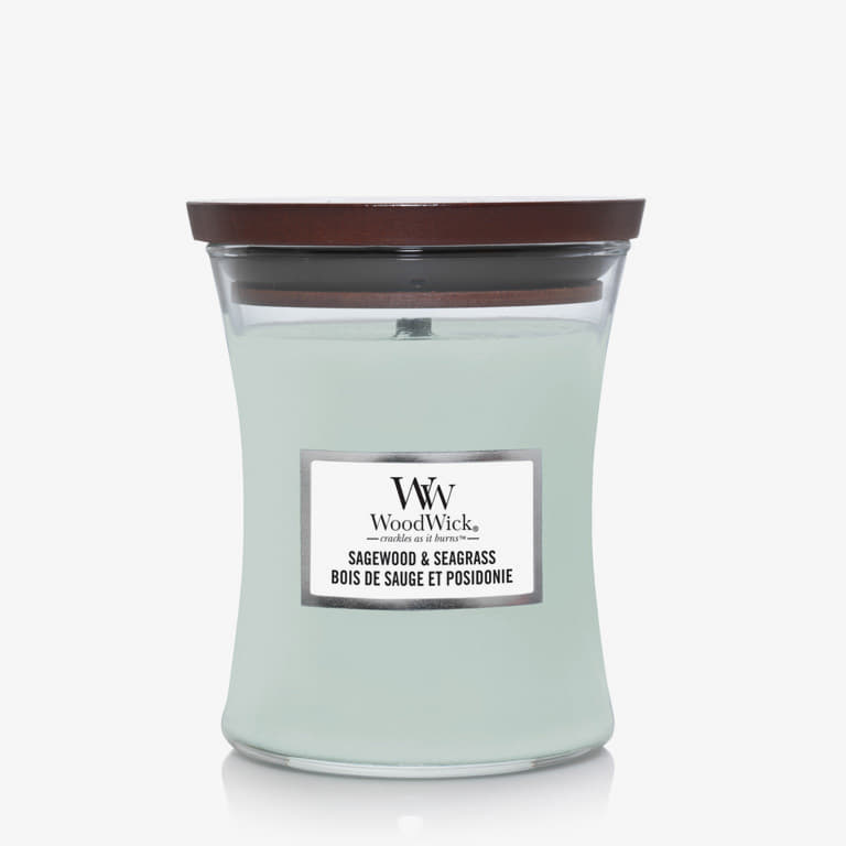 Ostali dodaci WoodWick Medium Hourglass Candle - Sagewood & Seagrass