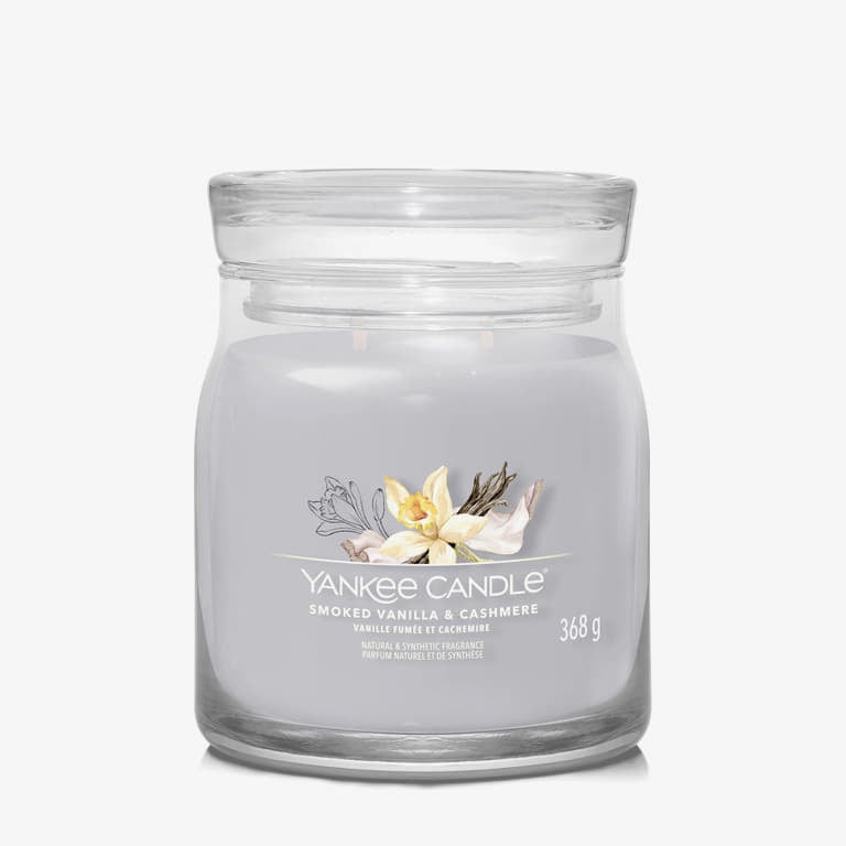 Muud aksessuaarid Yankee Candle Signature Medium Jar 2 Wicks - Smoked Vanilla & Cashmere