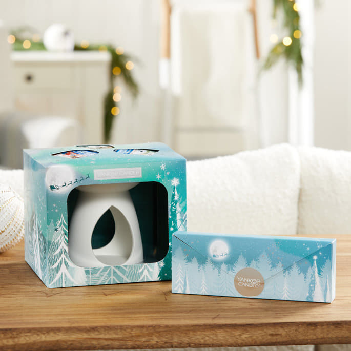 Drugi dodatki Yankee Candle Wax 3-Pack Christmas Gift Set - Twinkling Lights, Christmas Eve and Silver Sage & Pine