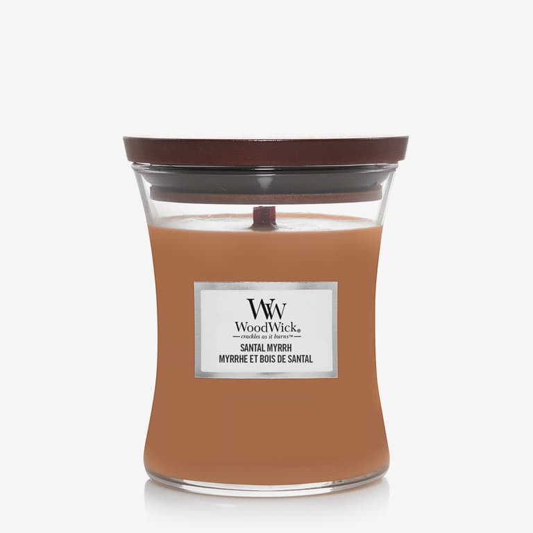 WoodWick Medium Hourglass Candle - Santal Myrrh