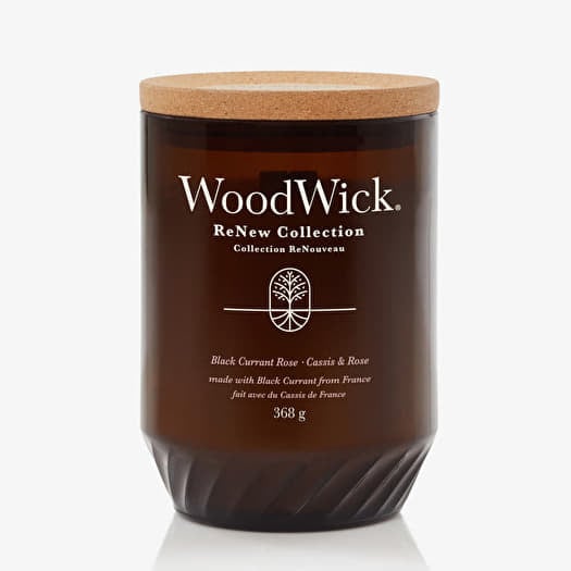 WoodWick Large ReNew Candle - Black Currant & Rose