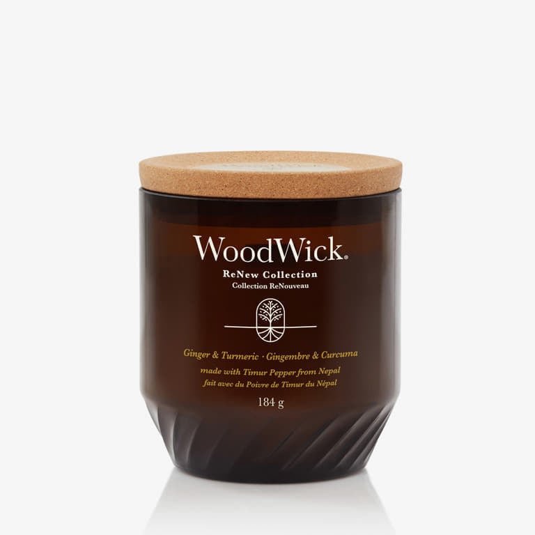 WoodWick Medium ReNew Candle - Ginger & Turmeric