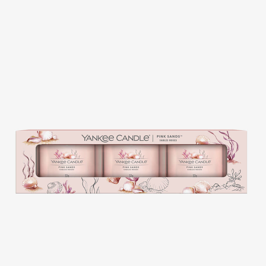 Other accessories Yankee Candle Votive Candle 3-Pack - Pink Sands